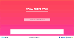 Desktop Screenshot of bliper.com